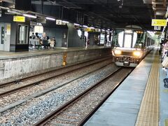 「JR福知山線」に乗車☆
これで一気に福知山へ。