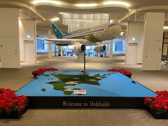 新千歳空港。
ANA新千歳→伊丹→松山で行きます。直行便はないですね。