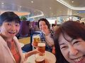 乗船したら早速♪(*^^)o∀*∀o(^^*)♪

夕食を美味しくいただくために、ランチ抜きにしたんじゃなかったの～？
