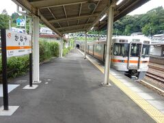 鉄橋を渡ると、金谷駅。この駅で下車。