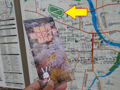 駅構内の案内所で ガイドMAPを入手したが 
目的地まで歩くには 距離があるので
　