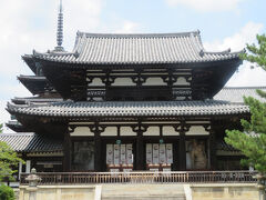 法隆寺に戻って中門のエンタシスに癒される