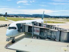 13:08
チューリッヒ発　13:30
空路『キャセイパシフィック航空』にて、乗り継ぎ地の香港へ