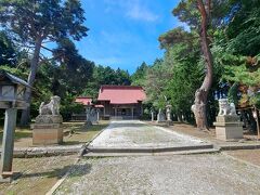 網走神社にきました
旅の無事をお祈り
熊にも会いませんように！