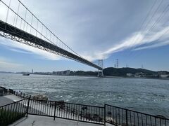 門司側からの関門海峡