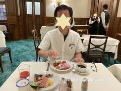 ヨーロッパのホテルの朝食は軽めのコンチネンタルブレックファストが基本かと思いますが、ここは卵料理の他、結構色々ありました。美味しかったです。日本の方も何名かお見かけしました。