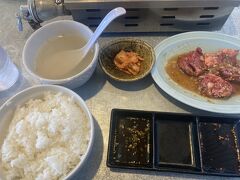 仙台までは結構すぐ到着。
今日の昼は焼肉ランチ。