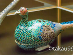 色絵雉香炉〈仁清作／〉（国宝）

石川県立美術館