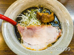 麺屋大河（百名店）　イカ墨の黒みそラーメン
