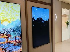 ドクターエバースの入口。ゴッホのデジタル絵画。