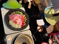 ハイアット近くでディナー
@オキナワ料理やんばる
アグー豚のタジン鍋がオススメとのこと