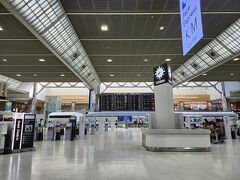 本日はバスで空港まで。
3時間前に着いてしまった。
空港の混雑はなし。