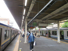 衣笠駅で降ります
