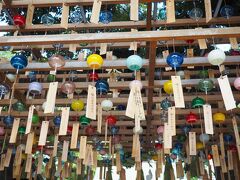 毎年、七夕を含む夏には境内に飾られた2,000個以上の江戸風鈴に、願いを書いた短冊を結ぶ祭事「縁むすび風鈴」で賑わう。（Wikipedia）