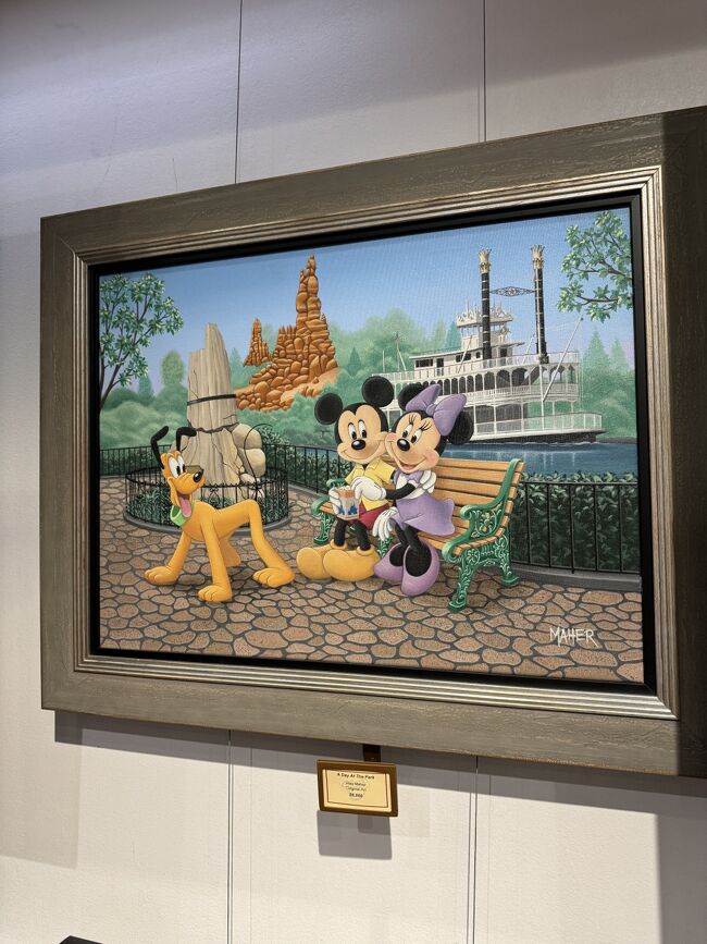 ディズニー　絵画　限定　アート　ケースあり　ミッキー ディズニー 絵画 限定 アート ケースあり ミッキー （53-04
