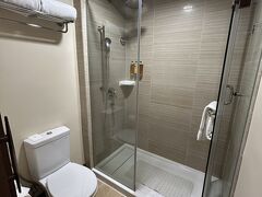 バスタブは無く、トイレとシャワー。
写ってないけど洗面所はトイレの外にありました。

ディズニー2days終わってしまい、旅行日程としては半分終了しました。あとは観光の2日間です。