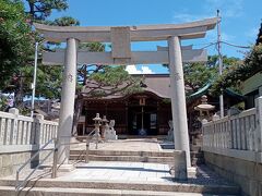 今日の寺社巡りは舞子六神社から。
舞子公園駅から下ること一駅。国道2号線の海側西国街道から参詣します。