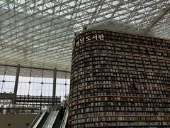 インスタ映えでよくみるスポットだ～！
滞在時間は10分ほどだったけど、行ってみたかったのでよかった。

COEXというショッピングモールの中にあり、近しい江南に比べて落ち着いたショッピングスポットです。