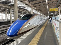 越後湯沢駅到着
東京から１時間20分
長い長い大清水トンネルを
通過するとあっという間。近い！！