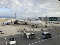 今回は、このカタール航空に乗っていきます。初カタール航空。