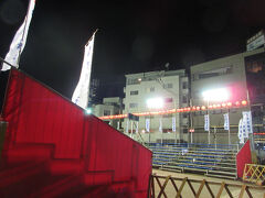阿波踊り会場に到着しました。
