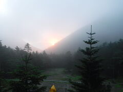 2日目からいよいよ縦走です
聖平小屋からスタートします