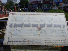 清渓川の案内図