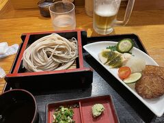 そば、飫肥天、若鳥、大満足