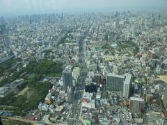 明石から大阪に戻ってきました。
そして、帰りの新幹線の時間があったので
あべのハルカスに行ってきました。
これが最上階からの眺めです。