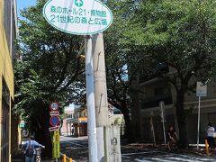 『建設技術展示館』を見て、バスで『八柱駅』へ戻ります。
折角、松戸まで来たのだからもう1つ『松戸市立博物館』立ち寄ります。
信号機電柱にある『21世紀の森と広場』と併せて木で『日本の道百選さくら通り』とあります。
