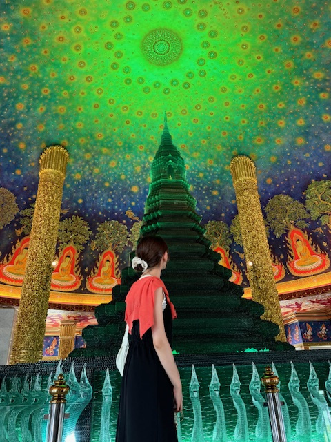 あまりにの美しさに見とれるほのぴー。