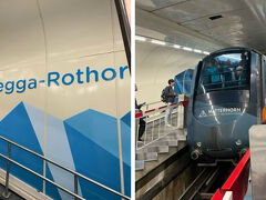 チケット売り場で「ロートホルンからハイキングするから片道で」というと、係の人が「雪が多くてハイキングは無理よ。ブラウヘルトからにしたら。」とアドバイス。もうちゃんと素直にアドバイスは聞きますよ。

ということでチケットは、ツェルマットからブラウヘルトまでは片道。そこからロートホルンは往復チケット。一人あたり計31フラン。
