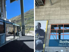 「ロートホルン・パラダイス」(3,103m) に到着しました。