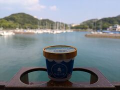 14時出港のパールクイーン号に乗り
ちりんちりんアイス　そのぎ茶