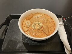 チャンギラウンジにて

シャワーは混んでて約2時間後…
機内食食べたばっかりでお腹空いてない…
でもミールクーポンあるし、せっかくなのでラクサを注文。「え、フツーに美味しい」とペロリしてしまいました

この後シャワー浴びてMRT利用で一旦ホテルへ