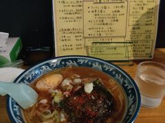 締めは、濃厚な札幌味噌ラーメンです。