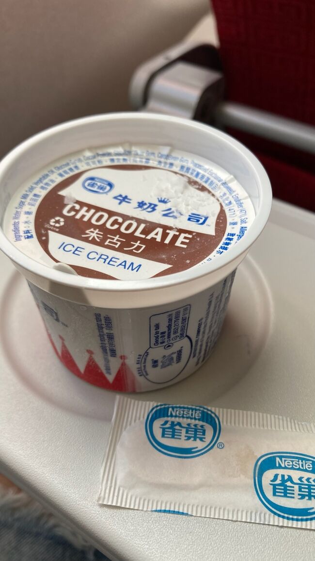 カッチコチのチョコレートアイス出た。