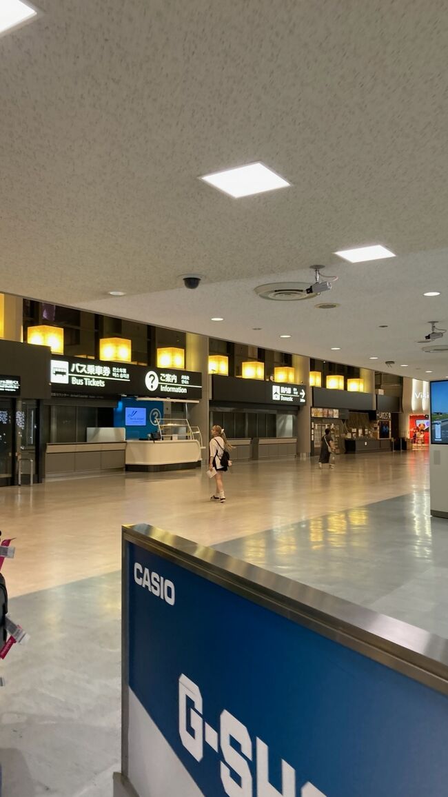 着いちゃった、、、21時の成田第一ターミナルはガラガラ。