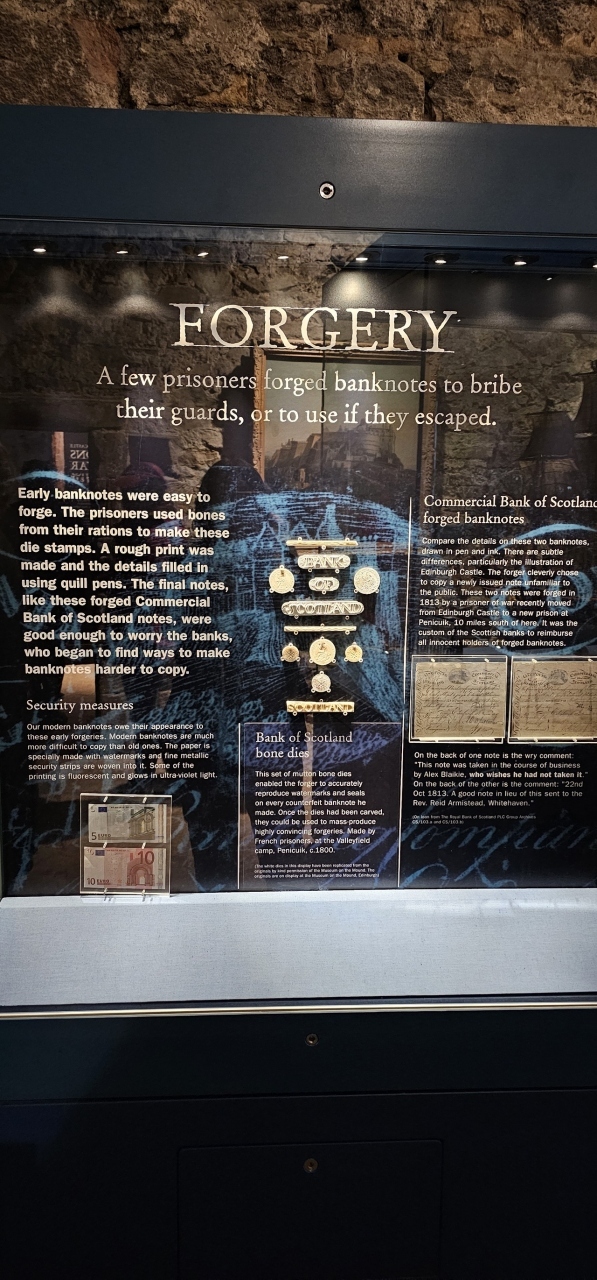 偽札造りに使われていたもの。<br /><br />囚人が造っていたんですね。