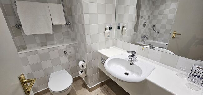 バスルームも広め。