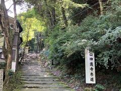 神護寺表参道の最後のこの上り！！下からだと約400段です。