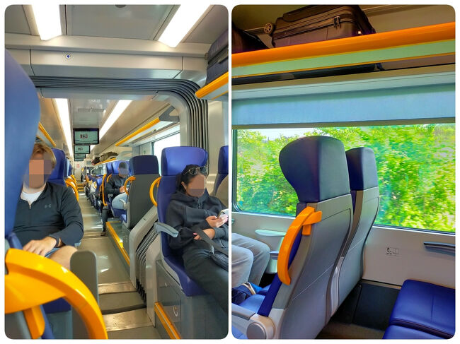 ▽10時53分発のRegionale（普通）<br /><br />電車に乘る前の打刻機のやり方がわからず駅員さんに助けてもらったが予定した電車に無事に乗れた。<br />電車内はガラガラではないが、無事に座れた。<br /><br />普通電車なのでピサセントラルまで1時間11分かかる。