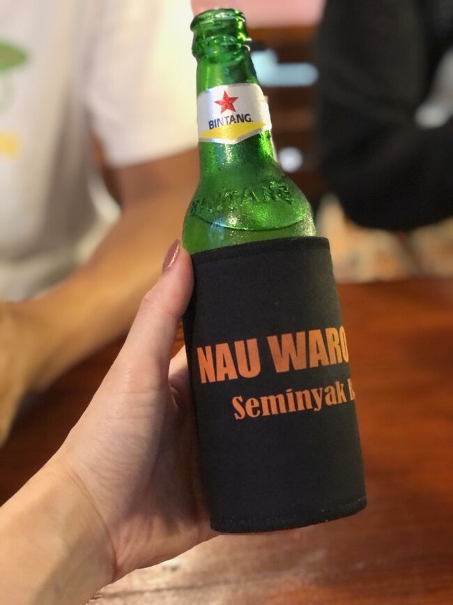 主人と私は最後のBintang Radler(30k)<br />