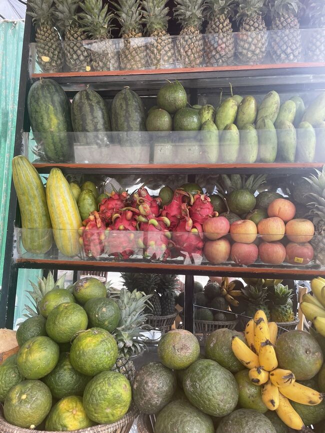 フルーツいっぱい<br />注文したらここから選んで作ってくれた