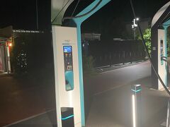 吉備SAにて2回目の充電
ここは車との相性が悪く、途中で辞めた
相性が悪いこと、三菱のアプリにも書いてあったの見逃してた?