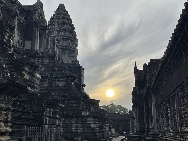 なんと見学していると朝日が見れました！<br />美しい