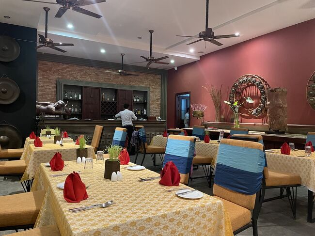 早朝早かったのと、持病の偏頭痛がやってきたのでお昼からは部屋で休んでいました<br />ディナーは予約していたホテルのアプサラダンスディナーへ