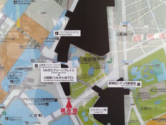 案内図を見る限り
まだ「黒塗り」の部分が多く
部分的「先行 開園」ということらしい
　