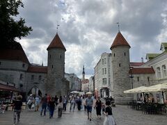 空港から配車アプリBoltを利用して旧市街近くのホテルへ移動。
チェックインして早速街歩きを開始。湿気がなくて快適だ！
ホテルから徒歩数分の場所だった"ヴィル門"から旧市街エリアへ入ることにした