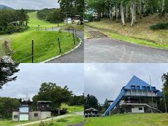 そのまま山麓線に乗らずに駅の周辺を散策しました。

360m程下りただけですが、気温は暖かく感じました。

駅の近くにはユートピア第2ペアリフト乗り場（画像左下）があります。